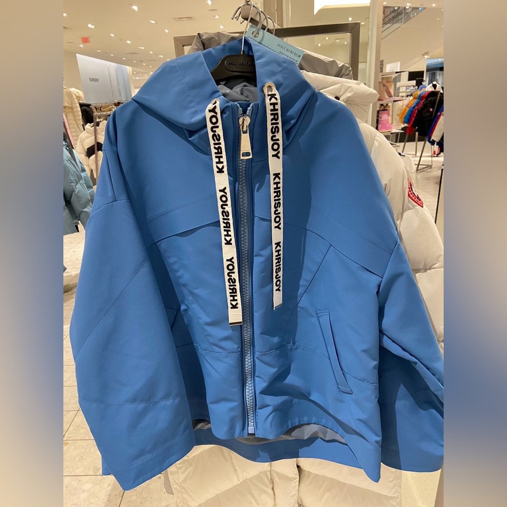 Khrisjoy Blue Jacket Waterproof Size 0